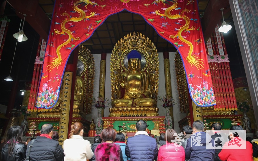 摄影-上海洪福寺举行腊八施粥慈善感恩活动