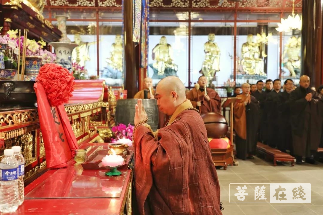 佛教-苏州同觉寺举行冬季禅修法会