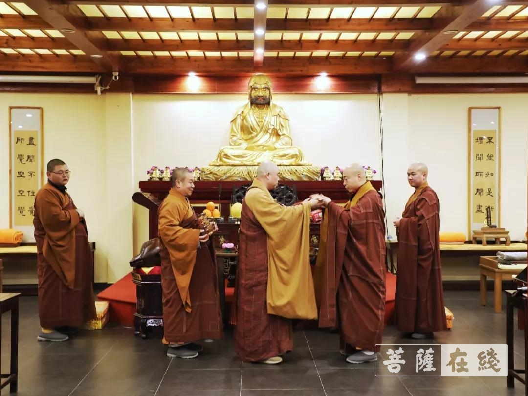 佛教-苏州同觉寺举行冬季禅修法会