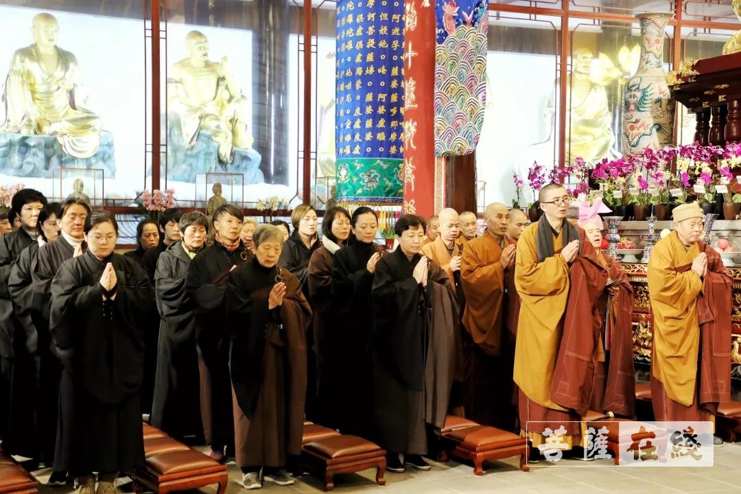 佛教-苏州同觉寺举行冬季禅修法会