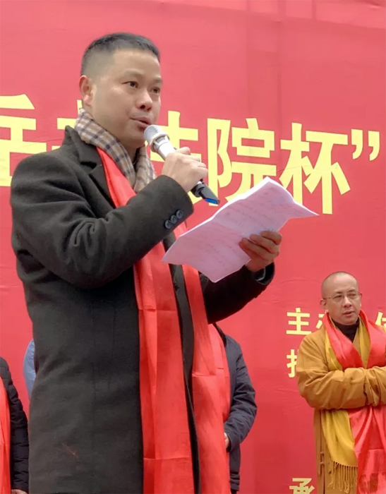 书法-首届“东岳书法院杯”全国书法展开幕式在石首东岳寺举行