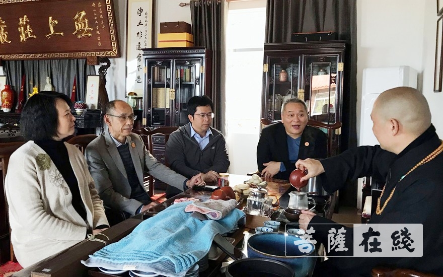 福清-福清黄檗文化促进会拜访瑞岩寺