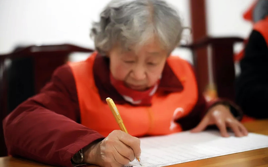 佛教-淮安慈云禅寺迎新年众人抄经活动圆满