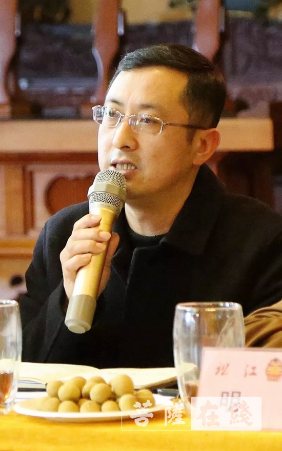 佛教-上海市松江区佛协举行四届十一次理事会暨迎春茶话会