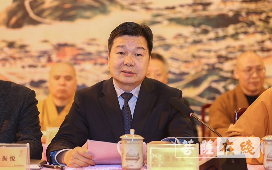 佛教-普陀山佛教协会2019年年终总结大会在普济禅寺召开