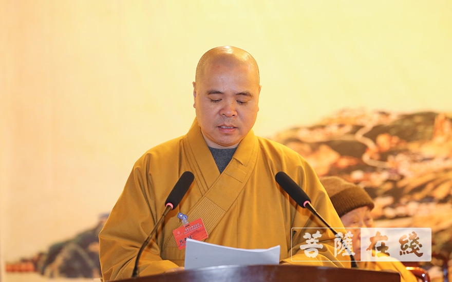 佛教-普陀山佛教协会2019年年终总结大会在普济禅寺召开