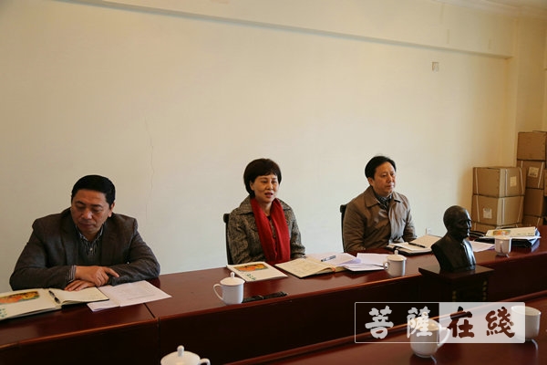 黄兰香-春节将至 湖南省委常委、省委统战部部长黄兰香一行到省佛协慰问