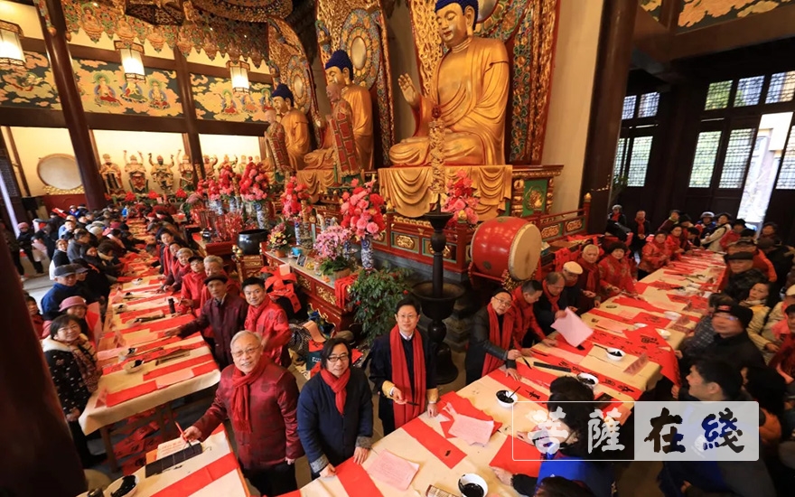 文化-宁国禅寺举行第四届“把福带回家”公益文化活动