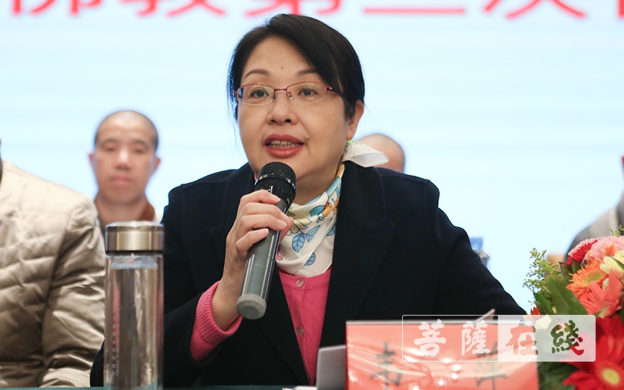 佛教-抚州市召开佛教第三次代表会议 学辉法师连任会长