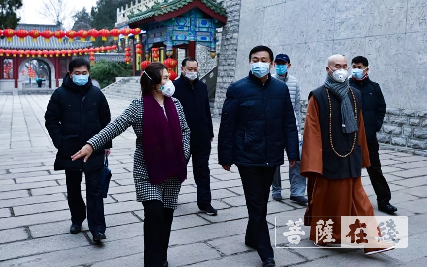 疫情-山东省民族宗教委党组书记牟强到宗教活动场所检查疫情防控工作