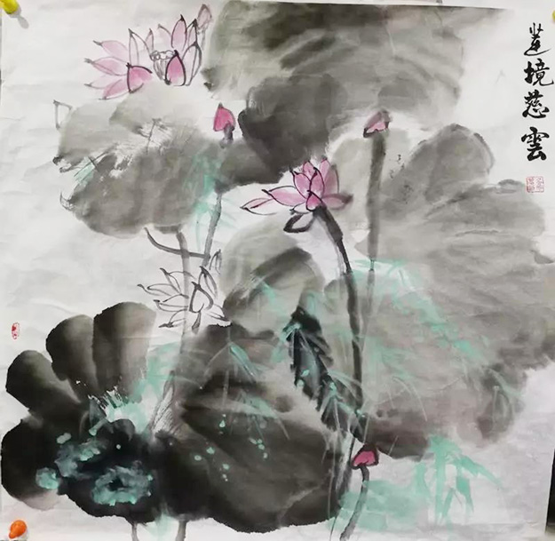 佛教-中国佛教协会“大悲心起抗疫情”书画选刊（八）