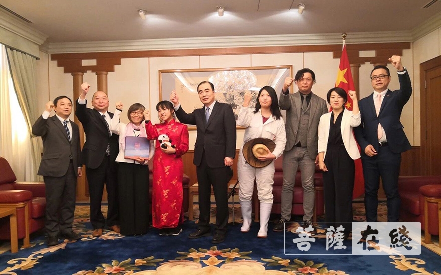 张萍-福州市外办领导调研黄檗文化促进会