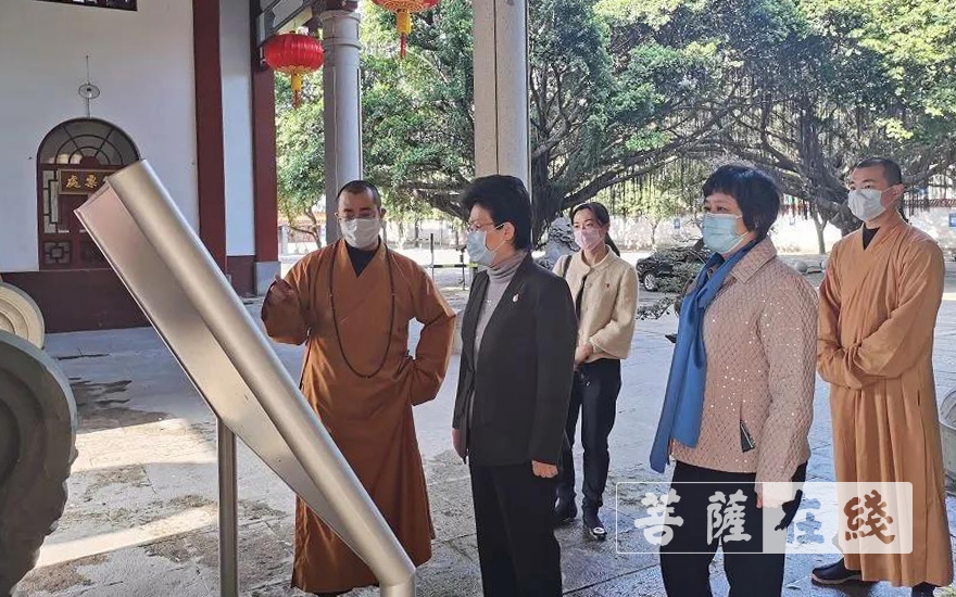 疫情-福建省委常委、统战部部长调研福州西禅寺等宗教活动场所