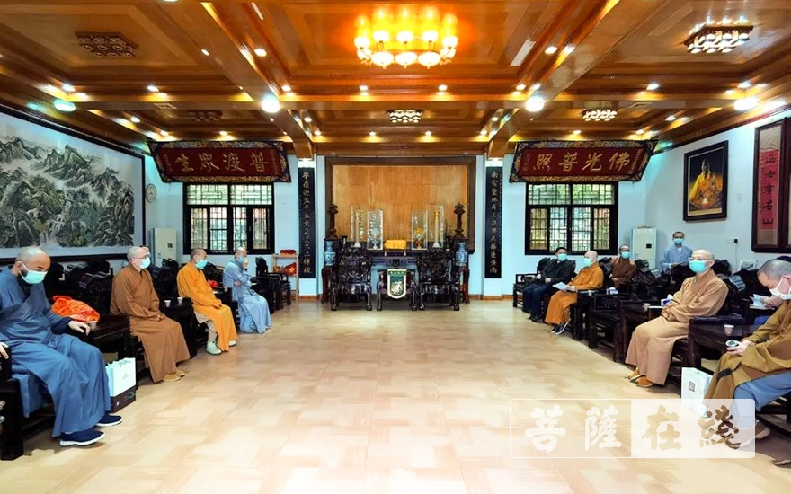 佛教-广东省佛教协会前往南华禅寺调研疫情防控调研
