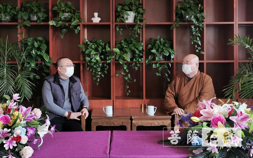 佛教-正行大和尚一行走访慰问长春市佛教协会及部分场所