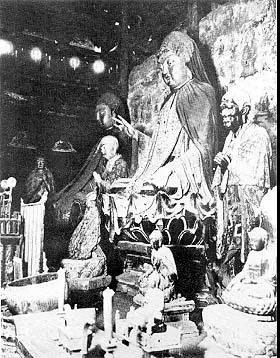 建筑-嵩山少林寺大雄宝殿的古今变迁