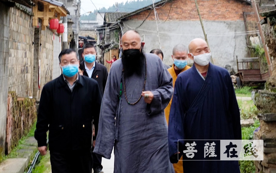 佛教-福建省佛教协会主持工作常务副会长普法法师一行赴南平检查疫情防控工作