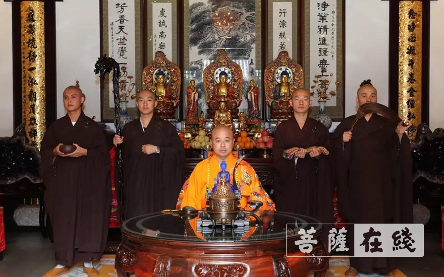 佛教-净芳大和尚传授临济正宗四十七世法脉