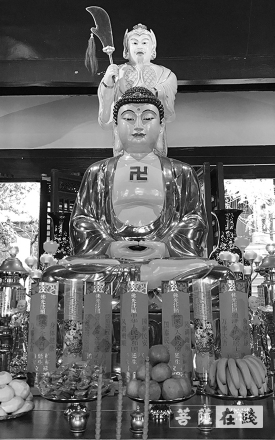 上虞-绍兴市上虞区通泽寺下半旗志哀