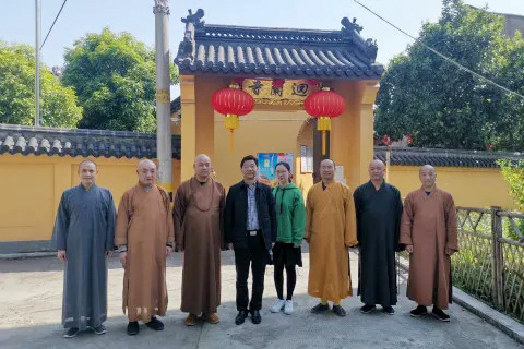 佛教-绍兴市越城区佛协领导班子深入宗教活动场所检查指导工作