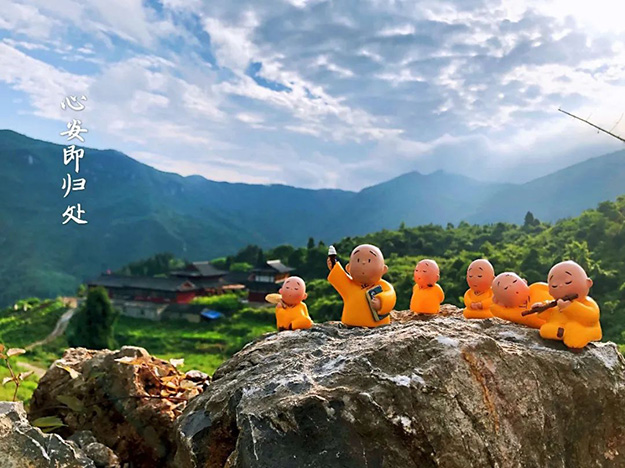 佛教-在湖北，想念寺院的这些日子，我们一起“云赏”春景
