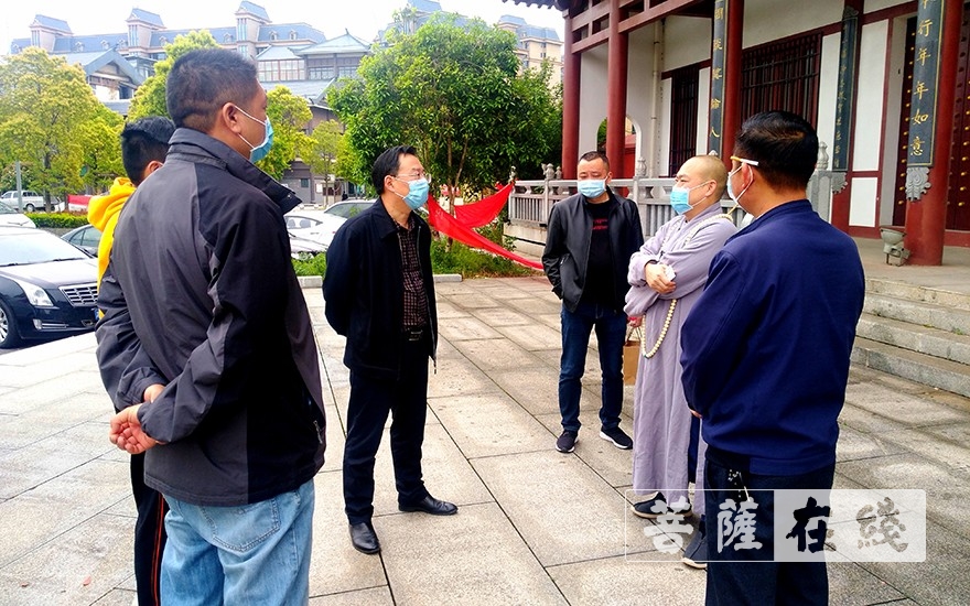岳阳-岳阳圣安寺全体僧众进行新冠肺炎核酸检测