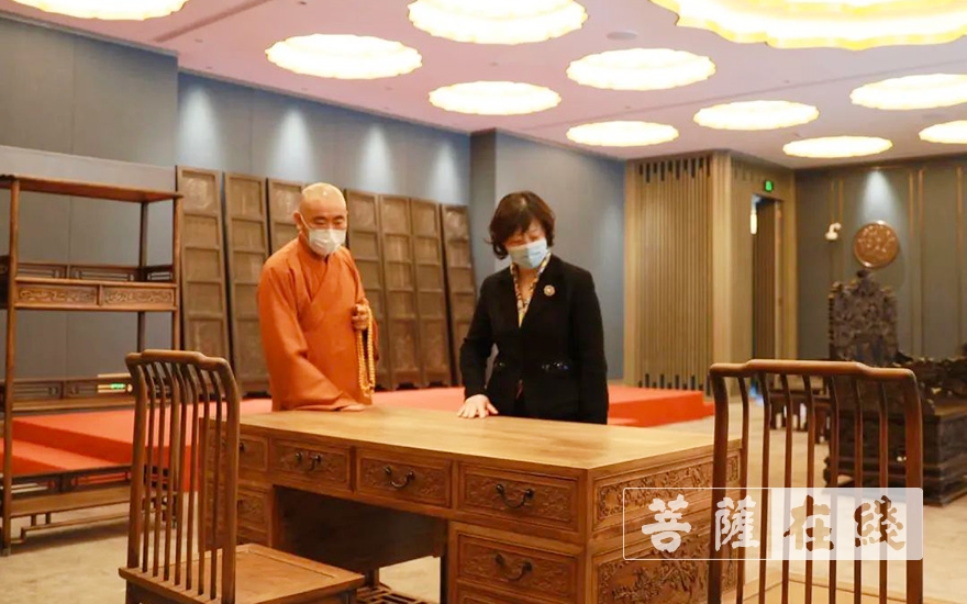 宁国-上海徐汇区政府领导赴宁国禅寺视察工作