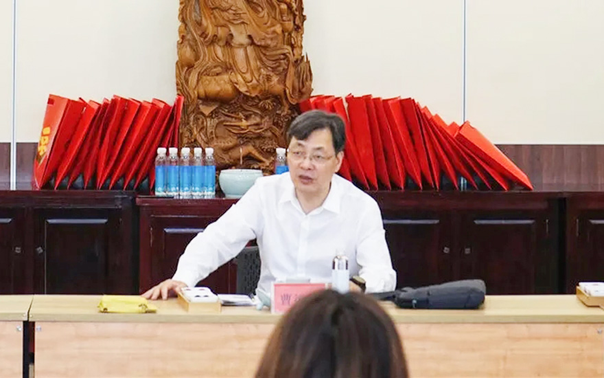 人大常委会-湖州市人大常委会副主任曹德平一行赴长兴寿圣寺调研指导