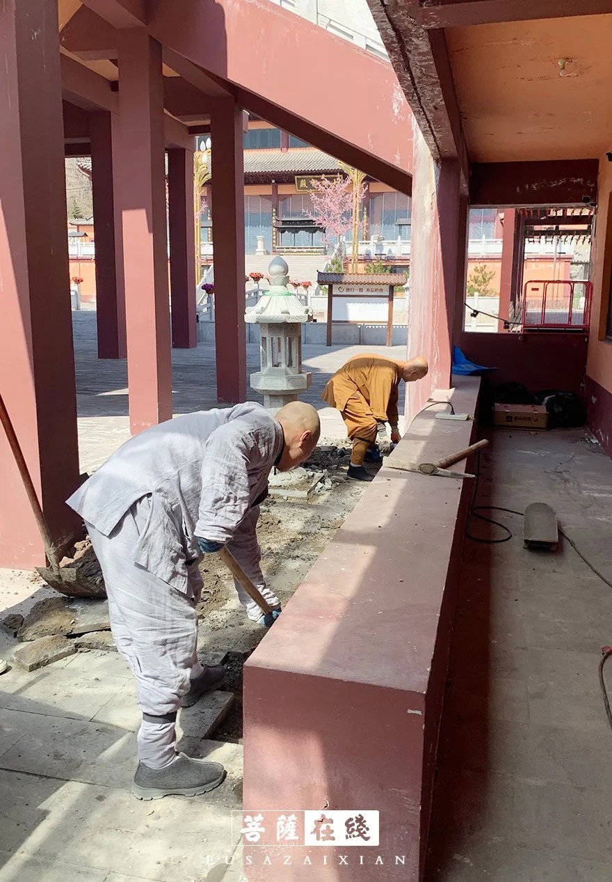 摄影-关门闭寺百余天,各大寺院僧众实修生活集锦 摄影-关门闭寺百余天,各大寺院僧众实修生活集锦