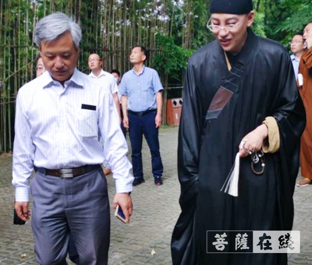 佛教-江苏省民宗委赴穹窿山宁邦寺指导安全工作
