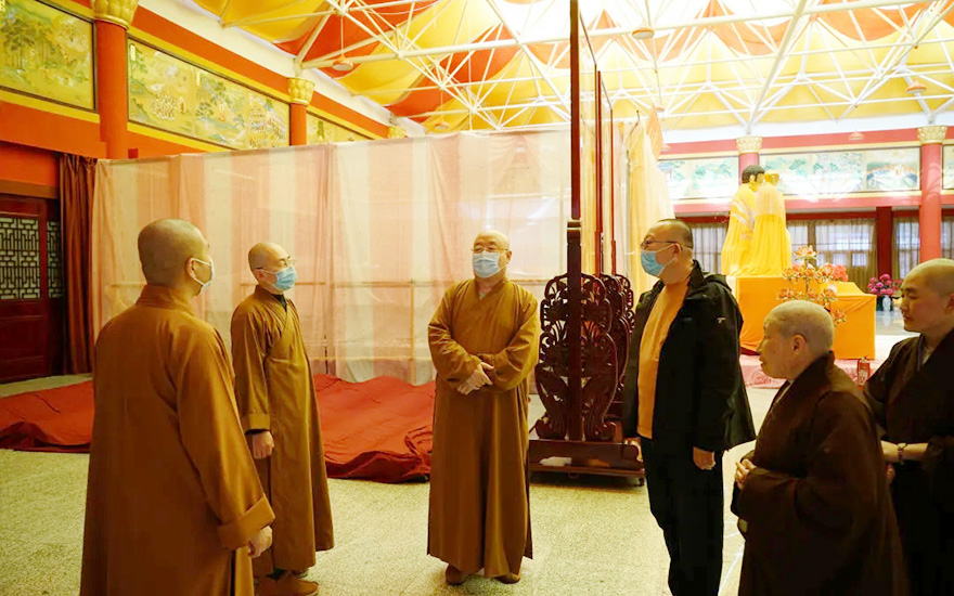 佛教-吉林省佛教协会走访调研长春市城区寺院