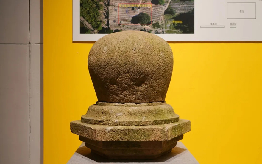 考古-天童禅寺塔院考古成果亮相宁波博物馆