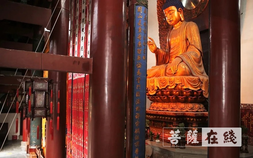 灵隐寺-杭州灵隐寺有序恢复开放第一天 举行升国旗仪式