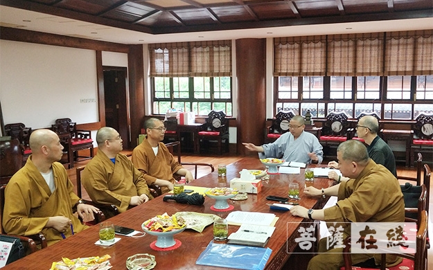 佛教-上海市宝山区佛协举行2020年宣传学习月集中学习暨上半年工作总结会议