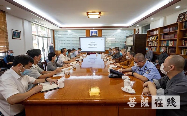 南普陀寺-厦门市委统战部部长张毅恭一行赴南普陀寺检查指导开放工作