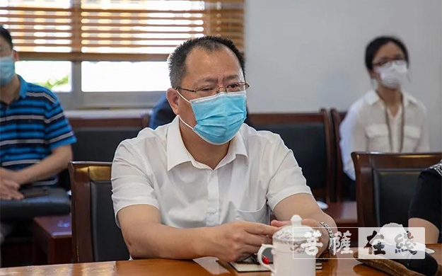 南普陀寺-厦门市委统战部部长张毅恭一行赴南普陀寺检查指导开放工作