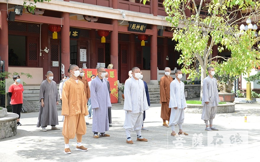 安全意识-加强消防意识 广州市金刚禅寺开展消防安全演练