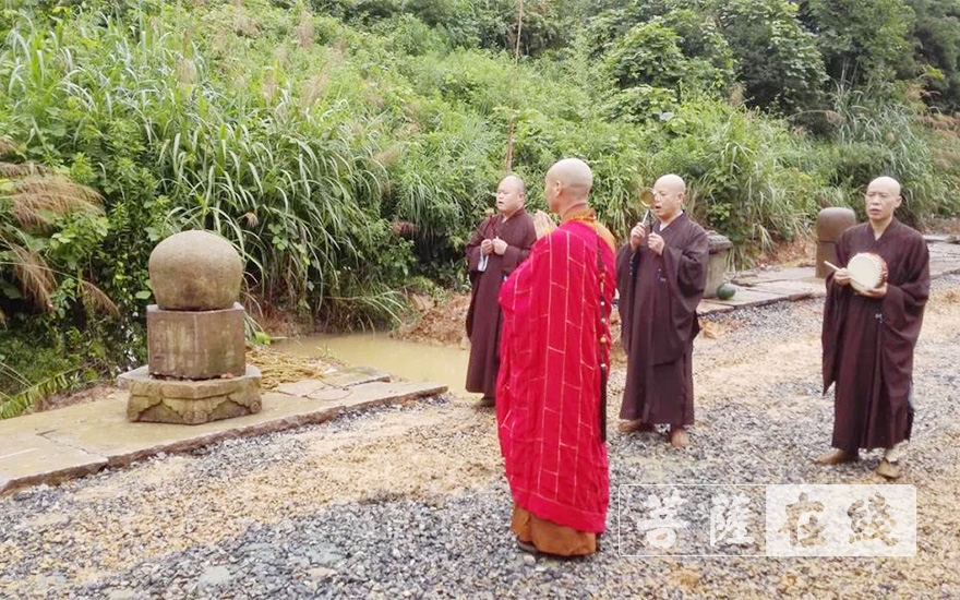 宁波天童禅寺举行祖师塔重新安座仪式