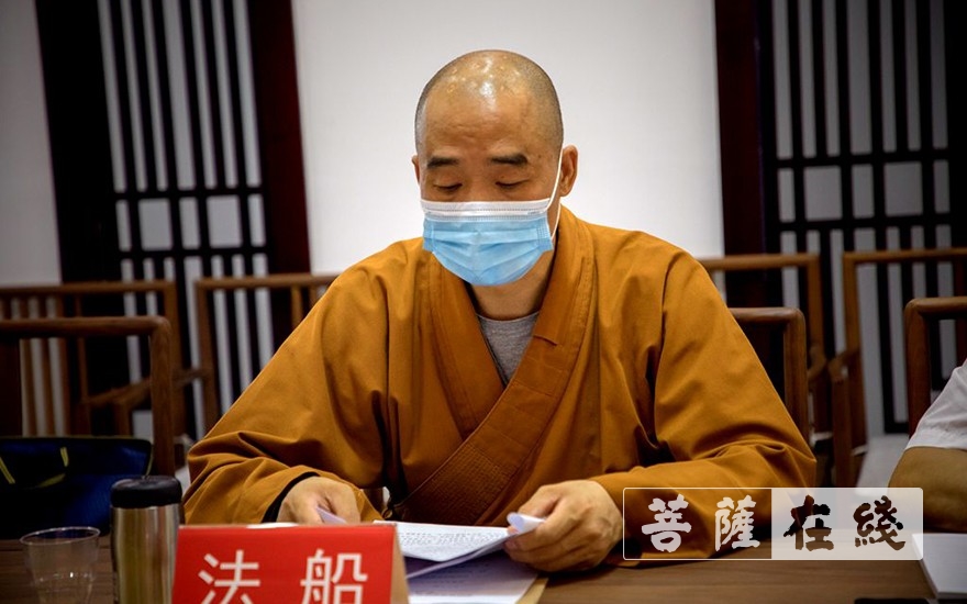 佛教-湖北省罗田县佛教协会召开半年工作总结大会
