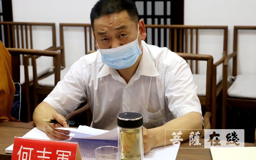 佛教-湖北省罗田县佛教协会召开半年工作总结大会