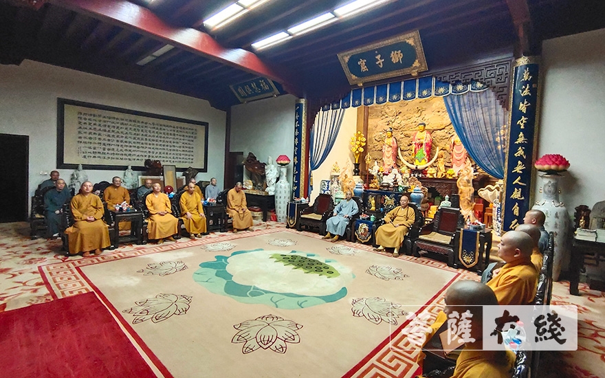 普陀山-普陀山普济禅寺召开全体执事会议