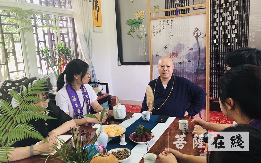 佛教-合肥市朱子书院首届传统文化培训师班学员参访开福寺