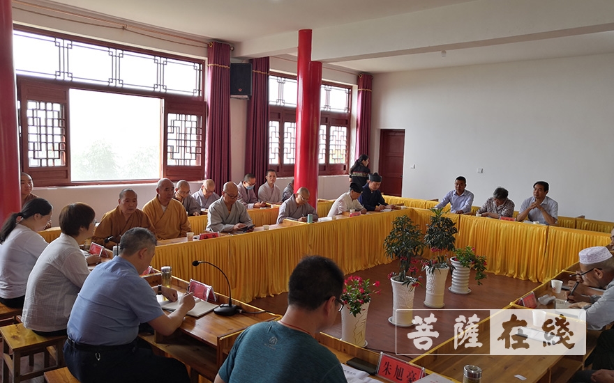 时政-勉县爱国宗教团体首次季度学习交流会在天灯禅寺召开