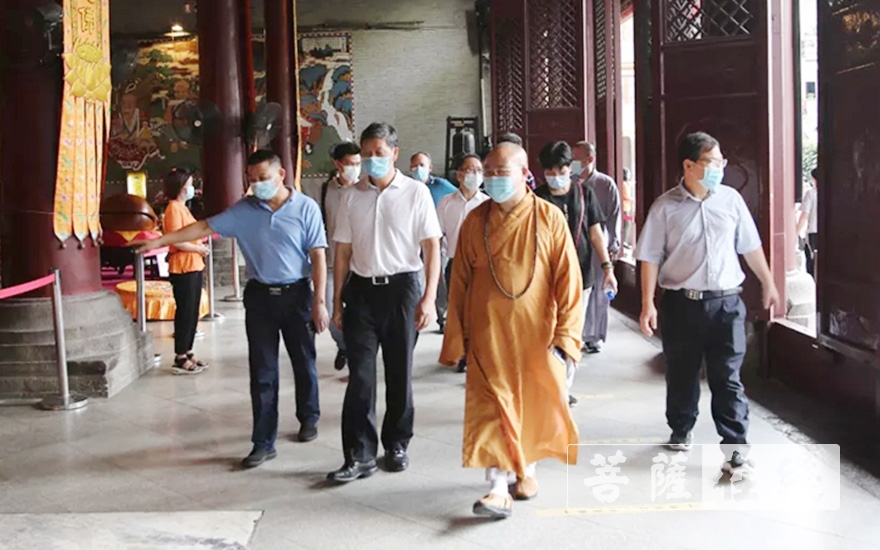 大佛寺-广州市民宗部门领导赴大佛寺视察 寺院防疫工作获肯定