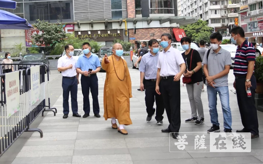大佛寺-广州市民宗部门领导赴大佛寺视察 寺院防疫工作获肯定
