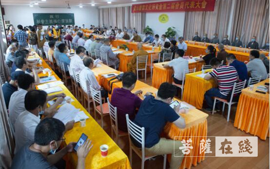 庐山-第二届庐山庆云文化研究会会员代表大会暨庚子端午禅茶会在庐山万杉寺举行