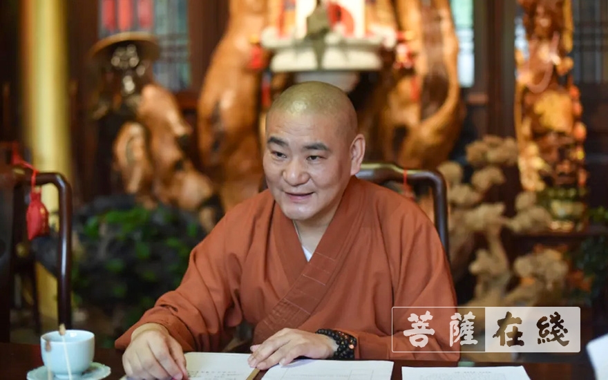 佛教-浙江省佛协副会长光泉法师一行赴长兴寿圣寺调研