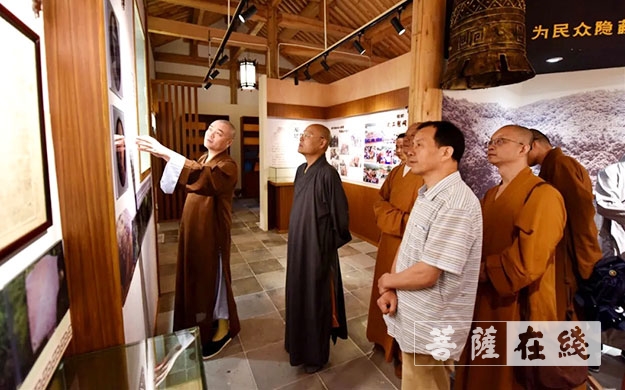 佛教-浙江省佛教协会副会长光泉大和尚一行赴北天目灵峰讲寺调研