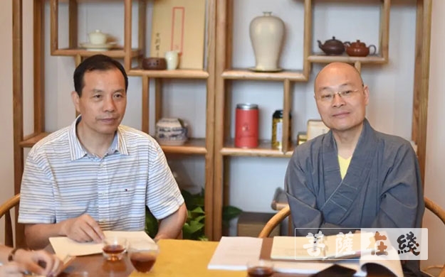 佛教-浙江省佛教协会副会长光泉大和尚一行赴北天目灵峰讲寺调研