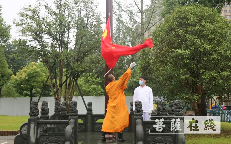 宁国-上海宁国禅寺恢复开放首日 各项活动安全有序开展